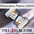 Rhinocéros Platine 25000 12